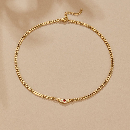 Collier Vintage Cléopâtre en Or