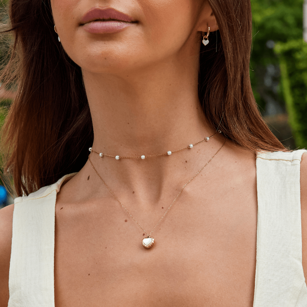 Collier Vintage Éternité Amour