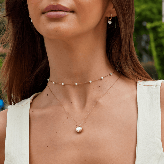 Collier Vintage Éternité Amour