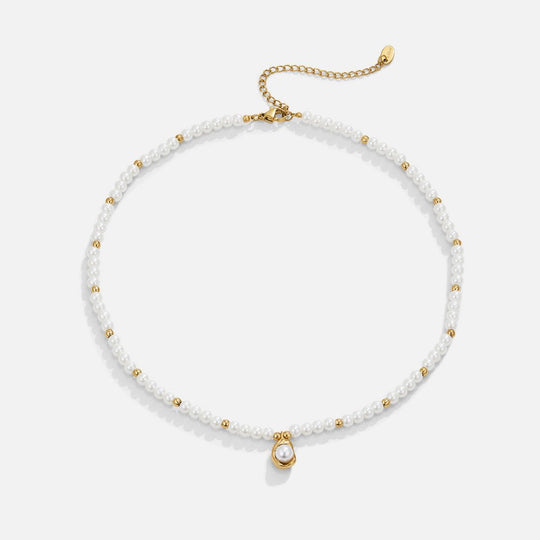 Collier de Perles en Or Vintage