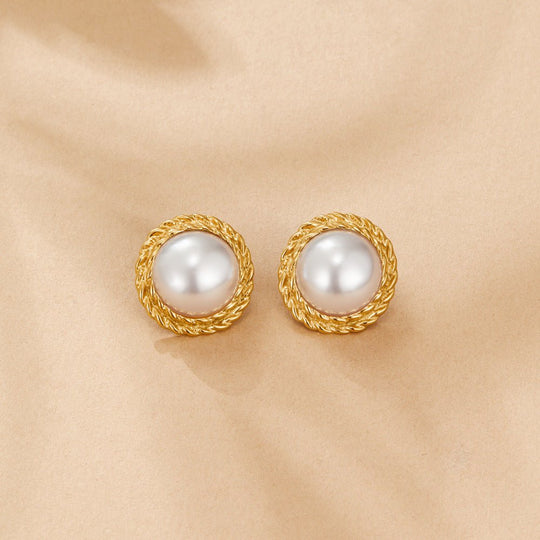 Boucles d'oreilles Vintage Monet en perles