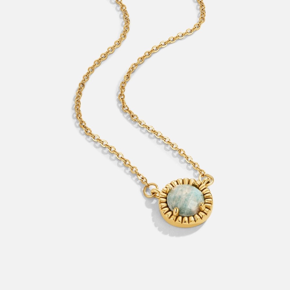 Collier Rond Vintage en Amazonite