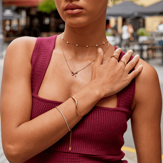 Bracelet en Or Vague