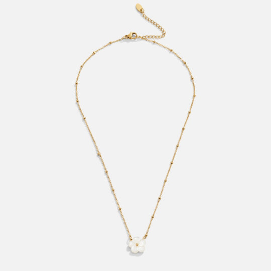 Collier Fleur de Fleurs Blanches