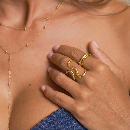 Bague Twist Géométrique Yana