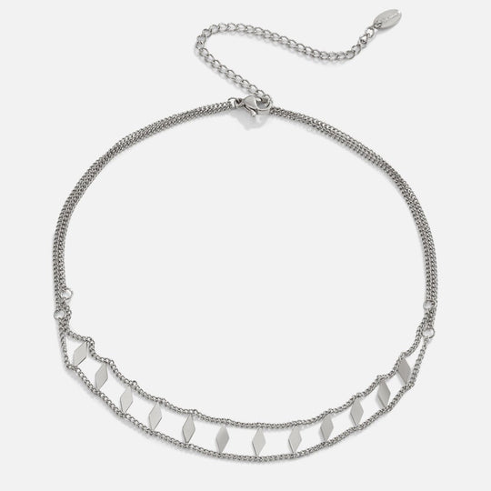 Collier ras du cou en argent Zara
