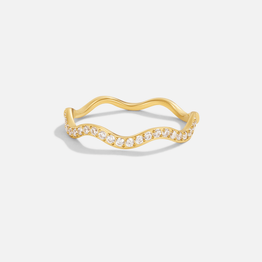 Bague Zenya en Cristal et Or