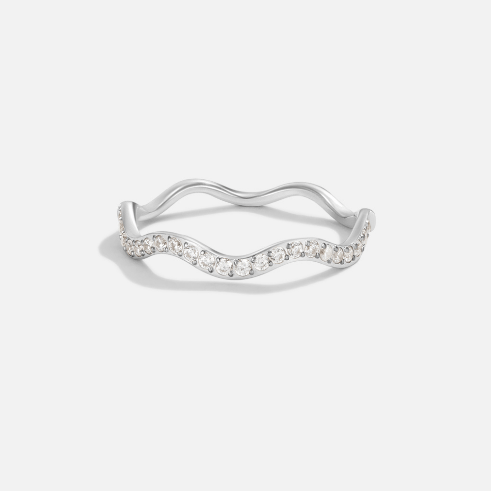 Bague Zenya en Cristal et Argent