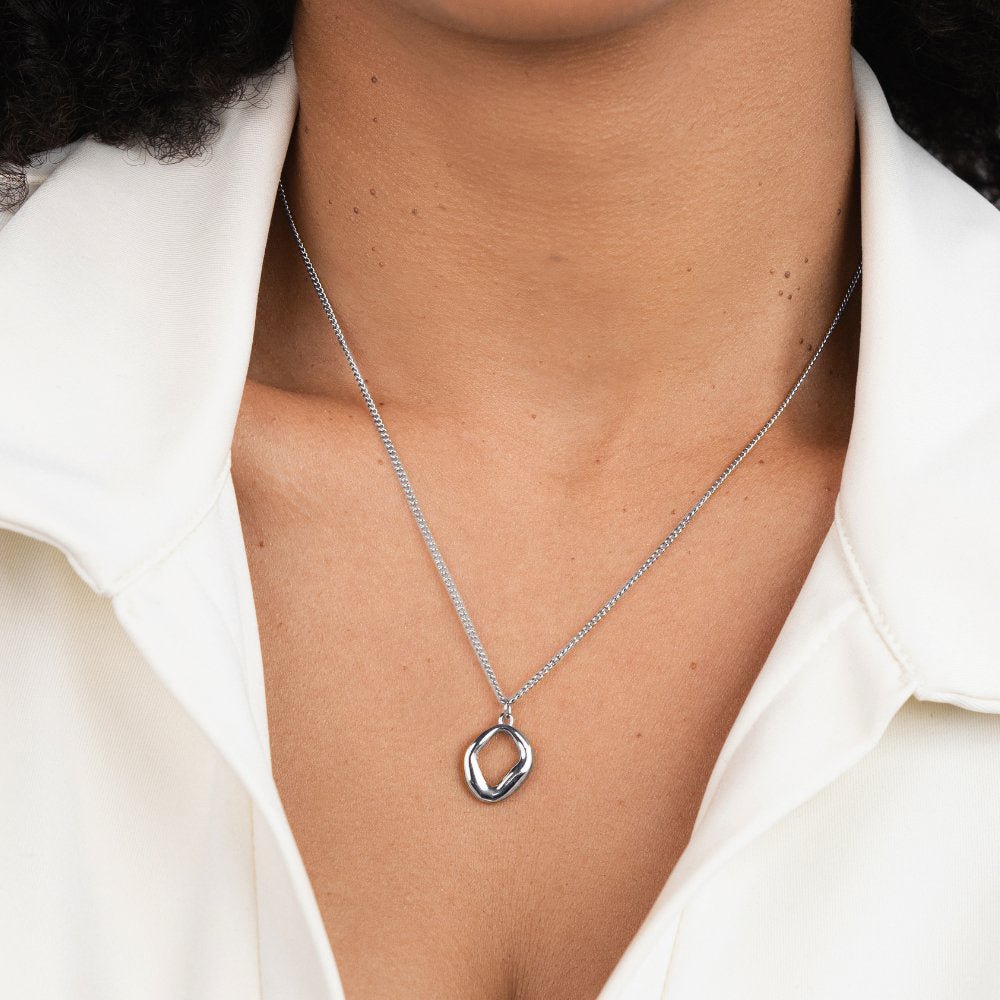 Collier Géométrique en Argent Zola
