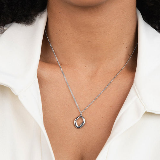 Collier Géométrique en Argent Zola